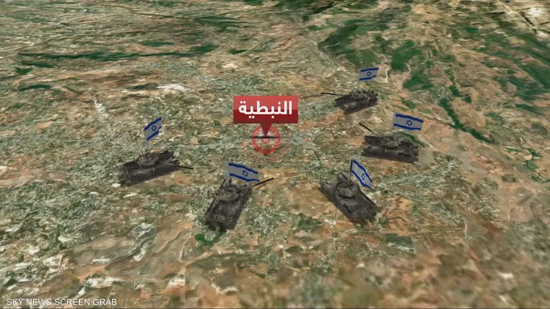 النبطية تحت ضغط عسكري ومعارك المرتفعات تتصاعد اليوم