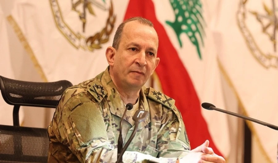 هيكل يؤكد جاهزية الجيش ويندد بالاعتداءات الإسرائيلية جنوب لبنان