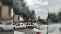 طهران: نيران تلتهم مركزًا تجاريًا ووقوع ضحايا