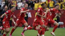 سويسرا تعبر كولومبيا وتواجه الأرجنتين في ربع النهائي