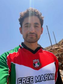 أمير المصري يجدد دعمه لفلسطين عبر حملة تضامن مع مروان البرغوثي