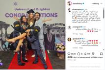 رسائل مؤثرة من منى زكي وأحمد حلمي في تخرج ابنتهما