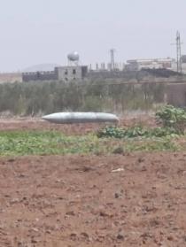 سقوط بقايا صاروخين إيرانيين في ريف درعا