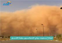 فيديو: لماذا سميت رياح الخماسين بهذا الاسم(1د 12ث)