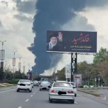 انفجار خزان وقود يشعل حريقاً قرب مطار مشهد