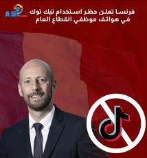 فيديو: فرنسا تعلن حظر استخدام تيك توك في هواتف موظفي القطاع العام(49ث)